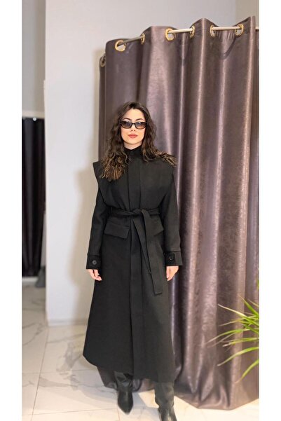 Sevvaltekinboutique Kaşe uzun kaban