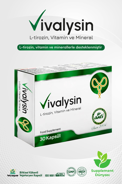 anti Vivalysin L-tirozin, Vitamin ve Mineral 30 Kapsül