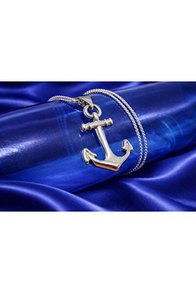 voyageaccessory Anchor Model Men's Steel Anchor Necklace Reflecting the Soul ...