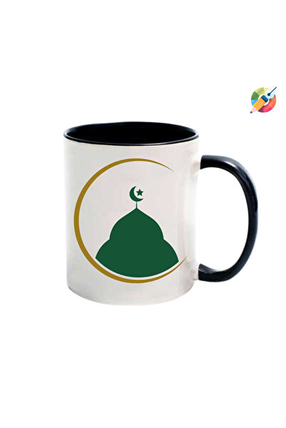 CERCİBAZAAR Ramadan Feast Themed Special Design Mug – Eid Gift Porcelain Mug