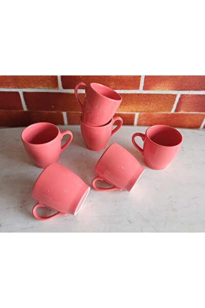 Keramika كوب لاتيه 8 سم وردي