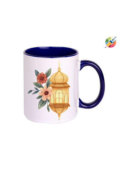 CERCİBAZAAR Ramadan Feast Themed Special Design Mug – Eid Gift Porcelain Mug