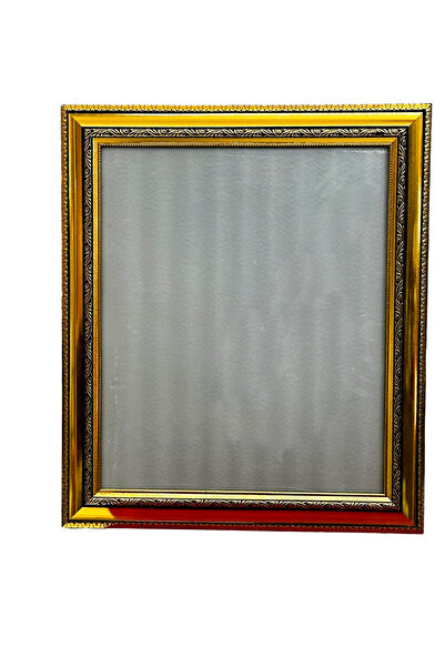 Accessories 50x60 Altın Varaklı Dekoratif Çerçeve – Şık ve Klasik Tasarım
