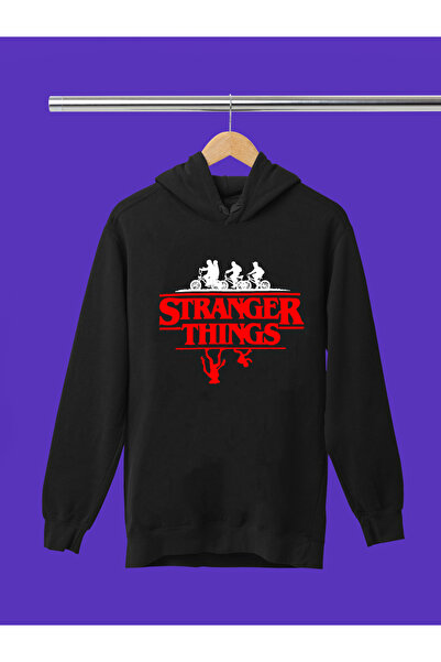 MAGORS سترة رياضية للأطفال مطبوعة بطبعة STRANGER THINGS ذات 3 خيوط ونسيج ناعم...