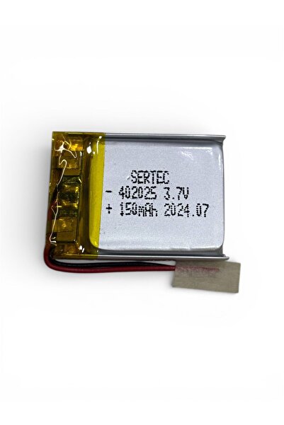 instatech Sertec 402025 3.7V 150 MAh Li-Polymer Pil (Devreli/1.5A)