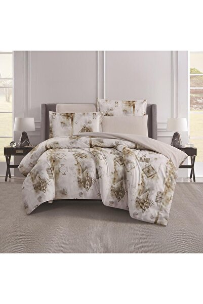 Melen Queen size 6-piece duvet cover set without filling - Fits a 200x160 bed...