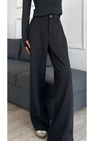 GAMZE ALPTEKİN Țesătură modală de marcă originală cu talie elastică pantaloni...