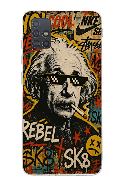 moonset Samsung Galaxy M31S Uyumlu Baskılı Yumuşak Silikon Şeffaf Telefon Kılıfı