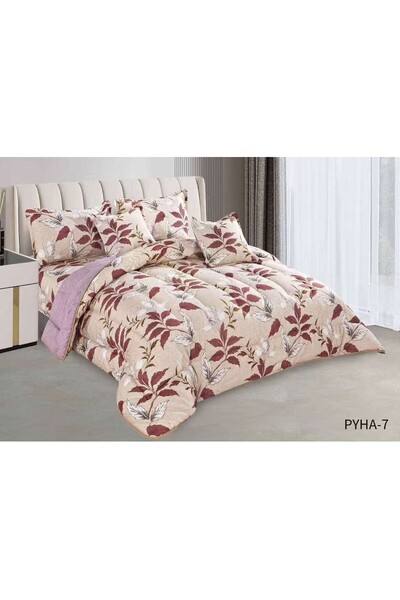 alzawia مفرش نفرين المشجّر مقلم صيفي ذوق هادئ… 6قطع