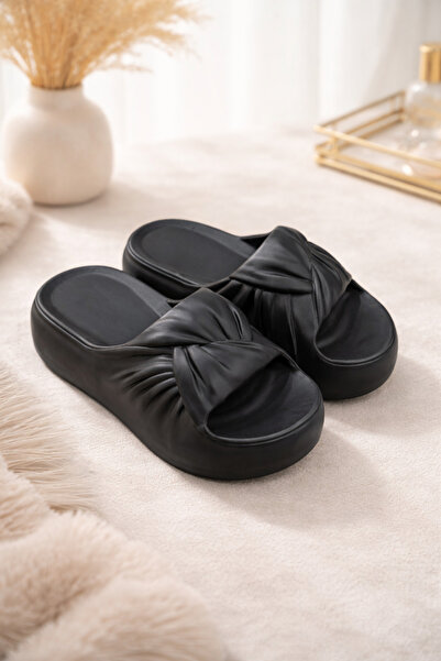 Behtah Kundura High Thick Soled Slide Slippers Garden Beach Pool Sea Summer D...