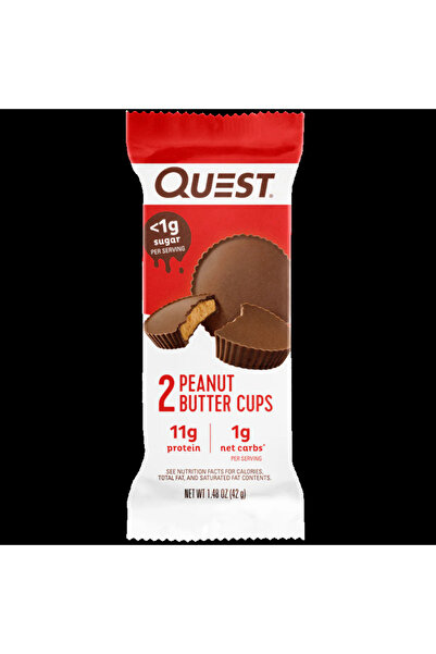 Quest Protein Cups Peanut Butter Pack of 12 | High Protein Snack Cups