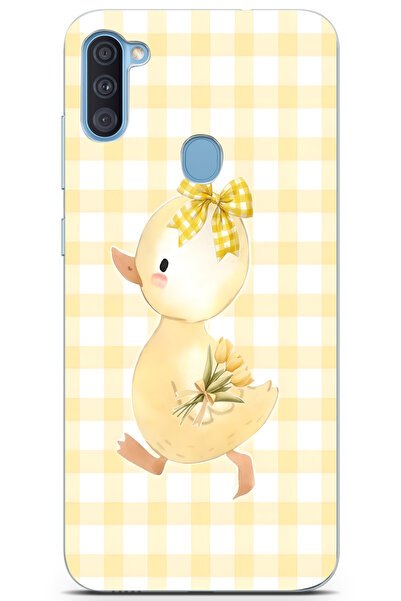 moonset Samsung Galaxy A11/M11 Uyumlu Baskılı Yumuşak Silikon Şeffaf Telefon ...