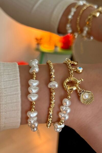 Trendy Butik مجموعة أساور إنسي دوريكا (3 قطع)