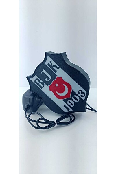 Vitrio 3D Beşiktaş Taraftarına Özel – Işıklı Duvara Asmalı 3D Logo