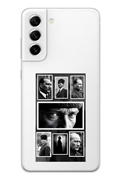 moonset Samsung Galaxy S21 Uyumlu Baskılı Yumuşak Silikon Şeffaf Telefon Kılıfı