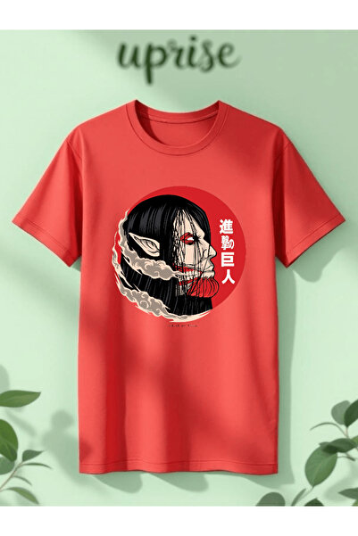 Vordevia Attack on Titan Eren Printed Cotton Oversize T-Shirt