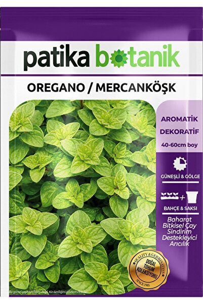 Patika Botanik 100 Adet Oregano / Mercanköşk Bitkisi Tohumu