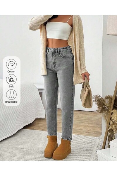 KENE JEANS High Waist Full Fit Mom Jeans