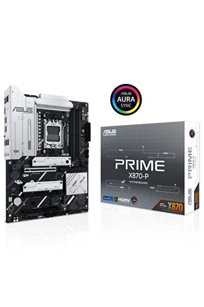 ASUS Prime X870-P 8000Mhz Ddr5 Soket Am5 M.2 Hdmi Atx Amd Anakart