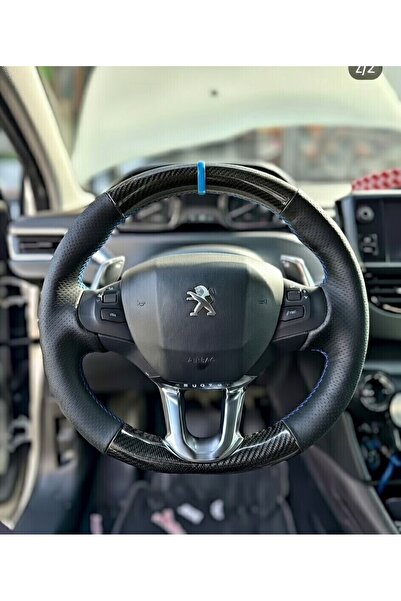 detaydireksiyon Direksiyon Kılıfı Peugeot 208 2012 Allure Uyumlu Parlak Krist...