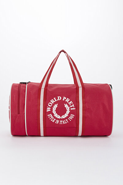 L&M LEGAS MODA Cylinder Sports Bag with Shoulder Strap Fitness Sp