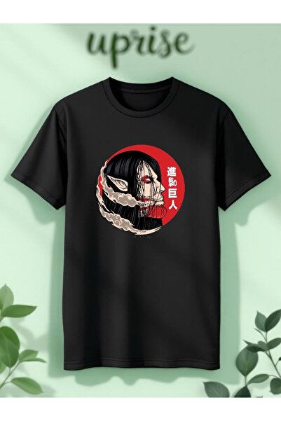 Vordevia Attack on Titan Eren Printed Cotton Oversize T-Shirt