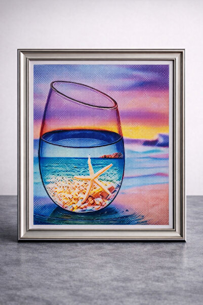 DNZt 5D Diamond Painting 50x40 cm Elmas Mozaik Boncuklu Taşlı Goblen Pano Tab...