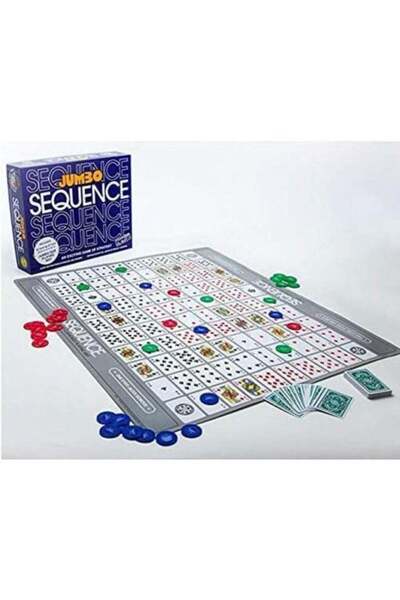Generic jumbo Deluxe Jumbo Sequence Board Game