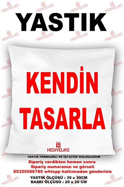 HEDİYELİKS Kendin Tasarla Hediyelik Yastık