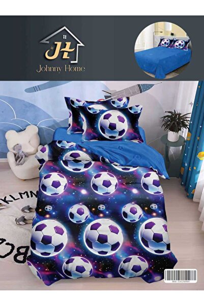 trendyhome Bed Linen 1 Person, 4 Pieces, Fine Cotton, No Elastic