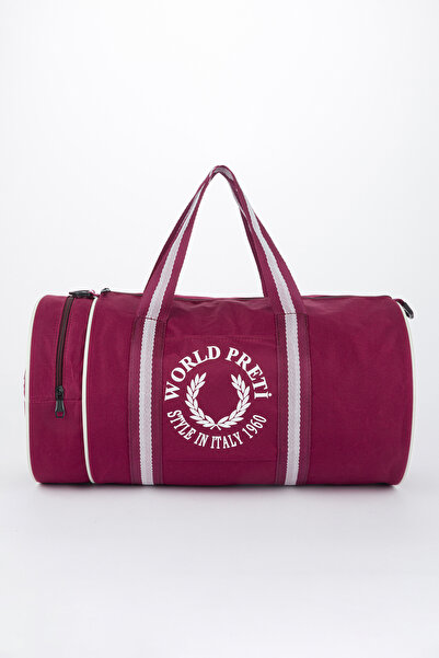 L&M LEGAS MODA Cylinder Sports Bag with Shoulder Strap Fitness Sp