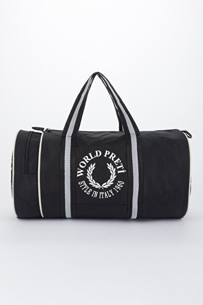 L&M LEGAS MODA Cylinder Sports Bag with Shoulder Strap Fitness Sp