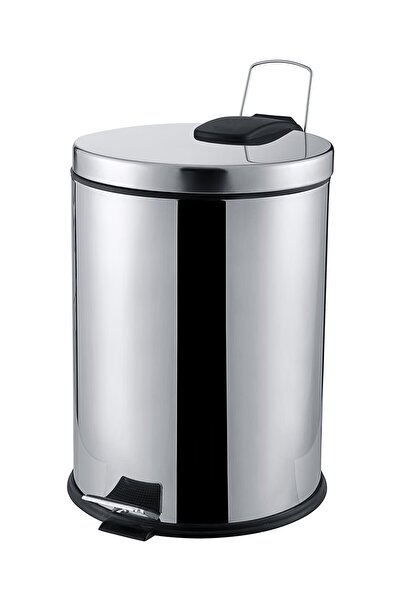 Çelik Ayna 30L KROM PEDALLI ÇÖP KOVASI