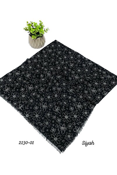 Sedef Kampanyalı Flamlı Pamuk Eşarp