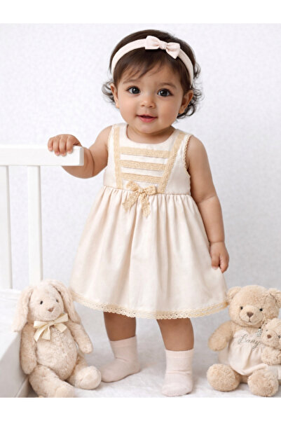 Naka Concept Aurora Ivory Baby Girl Set Baby Girl 100% Natural Cotton Gift Box