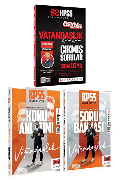 İndeks Akademi 2026 KPSS Emrah Vahap Özkaraca Çıkmış Sorular+ Emre Tığlı Konu...