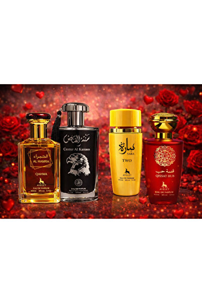 Ayelet Set 4 Oriental Perfumes 100 ML 2xWoman 2x Man