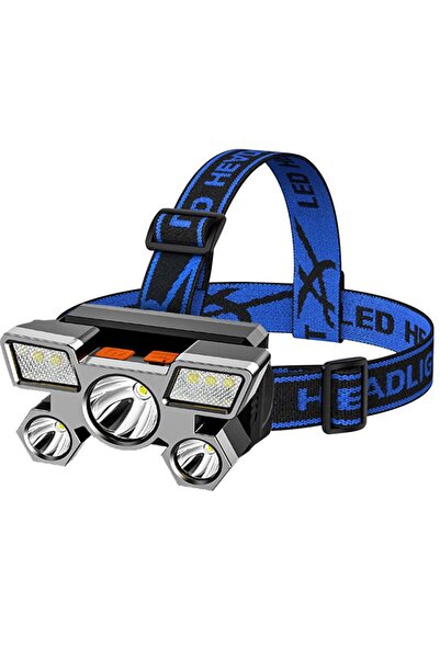 Generic مصباح رأس LED عالي الكثافة - فائق السطوع، قابل لإعادة الشحن ومقاوم لل...