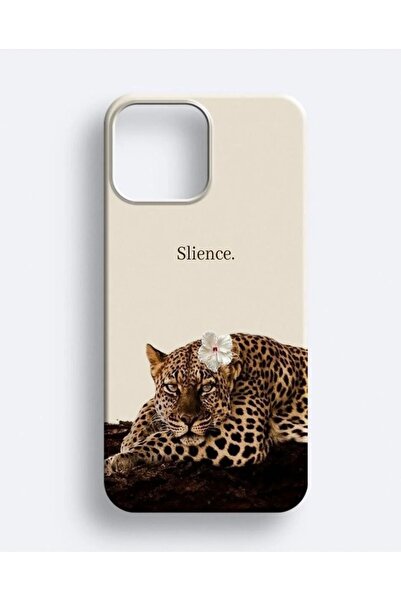 OVADA İphone 17 Pro Uyumlu Leopar Desenli Kamera Koruma Çıkıntılı Silikon Tel...