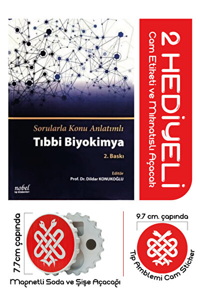 Nobel Tıp Kitabevleri Sorularla Konu Anlatımlı Tıbbi Biyokimya Dildar Konukoğ...