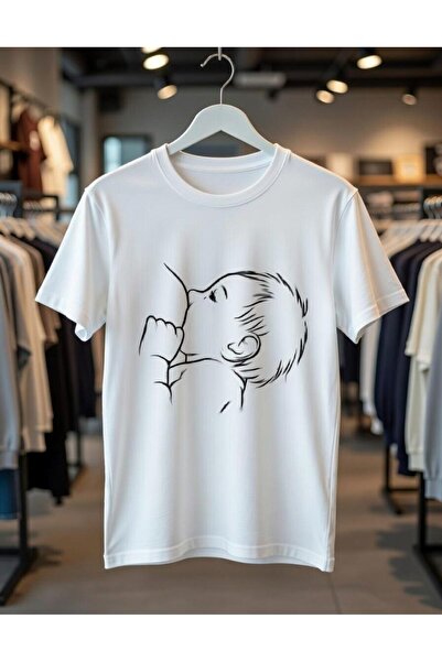 playwear تي شيرت PLAY WEAR للجنسين بقصة فضفاضة وطباعة مينيمال بيبي بيكلير كولر