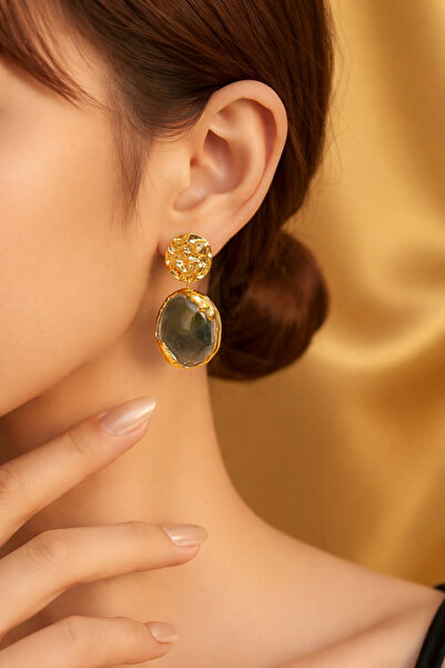 Koton Taş Detaylı Sallantılı Küpe