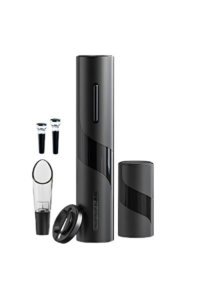 KETYA Electric Corkscrew Set with Vacuum Stopper and Aerator, Modern Design