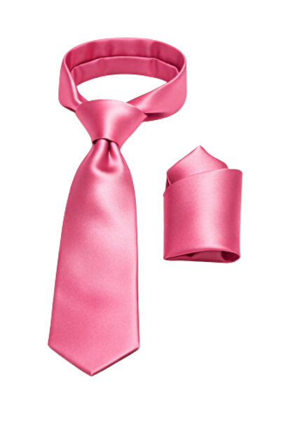 Gambocci Satin 6 cm Classic Sports Tie with a Shiny Handkerchief