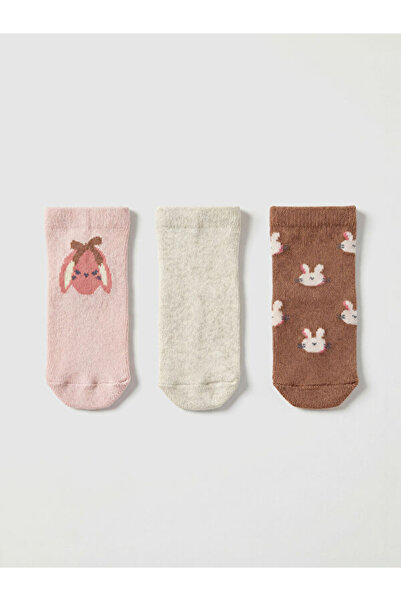 LC Waikiki Unique Products from Freezen Store I Printed Baby Girl Socks 3-Pie...