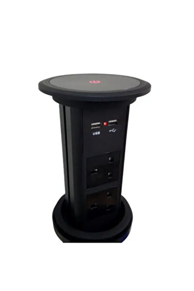 Genaric Hidden Electric Connector with Wireless Charger for Kitchens and Offi...