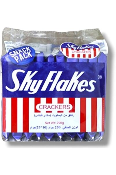 SkyFlakes Crackers, 10 Snackpack, 10x25g, Pack of 1