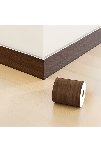 FixCaps Yapışkanlı Duvar Bordürü,Ceviz Rengi 10 cm x 5 mt