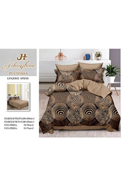 OEM Lenjerie de pat,bumbac finet 6 piese cearceaf pilota 200x230 cearceaf pat...