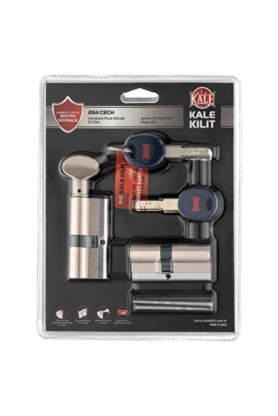 KALE 264 CECH Hareketli Pimli Silindir 2'li Set